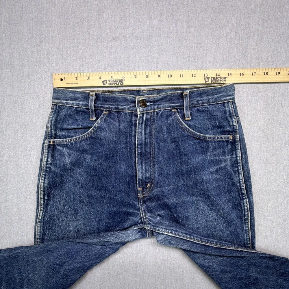 Vintage Levi's 646 Orange Tab Bellbottom Flare Denim 32x32 (Fits 30x32)